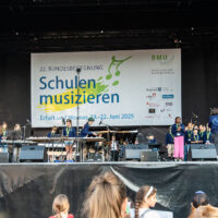 Die Barfüßer auf dem Festival Schulen musizieren 1