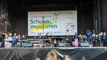 Die Barfüßer auf dem Festival Schulen musizieren 1